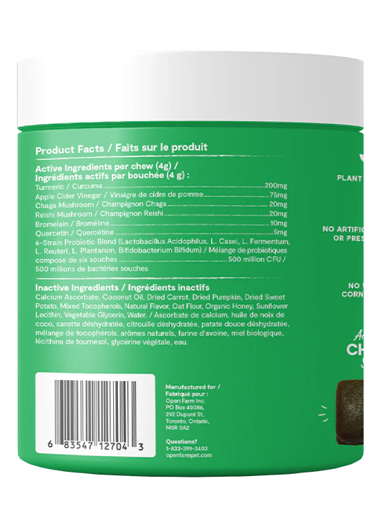 Open Farm Immune Supplements 90ct