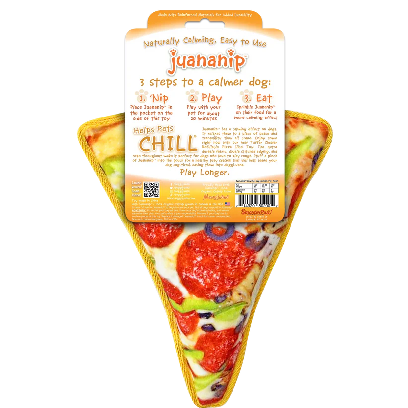 Doggijuana Pizza Tuffer Chewer Toy