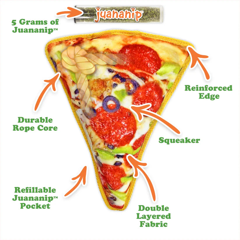 Doggijuana Pizza Tuffer Chewer Toy