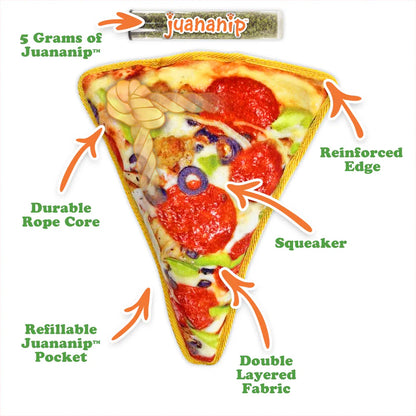 Doggijuana Pizza Tuffer Chewer Toy