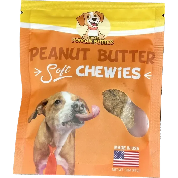 Poochie Butter Peanut Butter Soft Chew 1.5oz