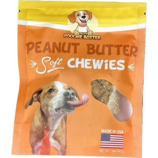 Poochie Butter Peanut Butter Soft Chew 1.5oz