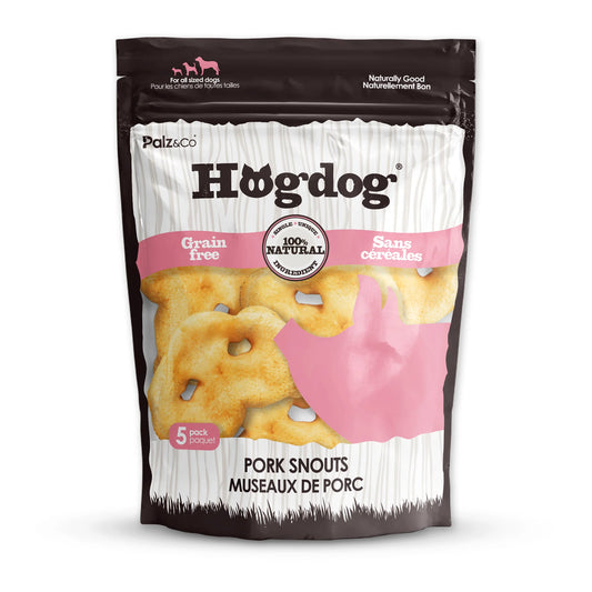 Palz & Co HogDog Pork Snouts 5 Pack