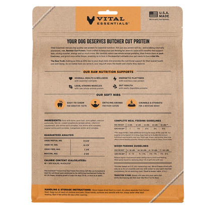 Vital Essentials Pork Entree Soft Nibs 14oz