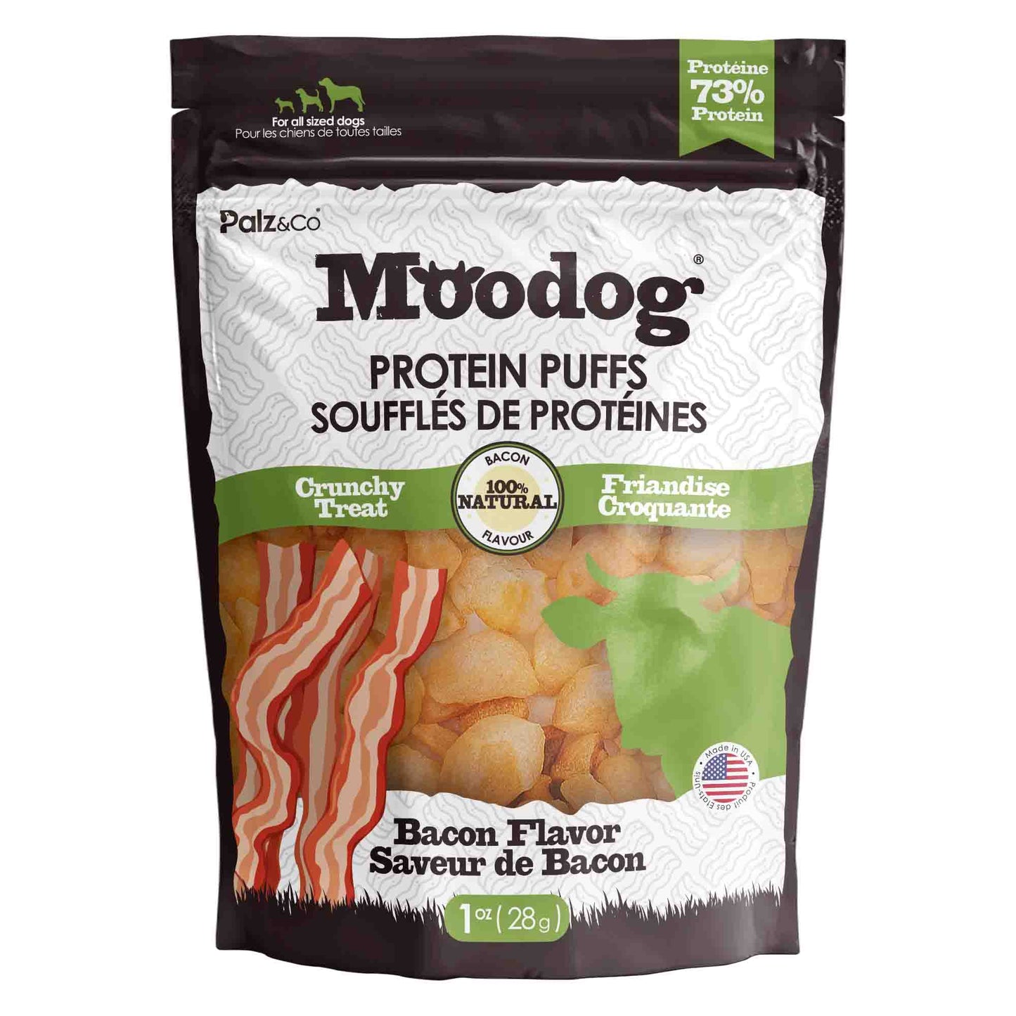 Palz & Co Moodog Beef Protein Puffs