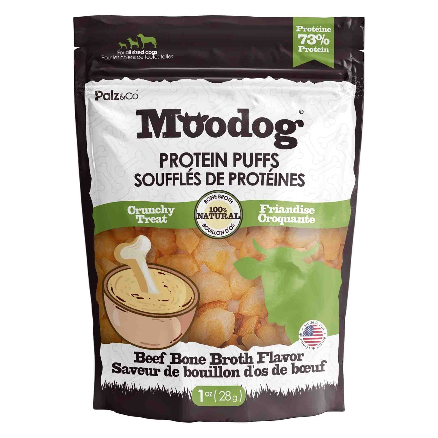 Palz & Co Moodog Beef Protein Puffs