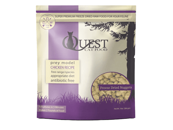 Steve's Quest Freeze Dried Raw Chicken Cat Food 10oz