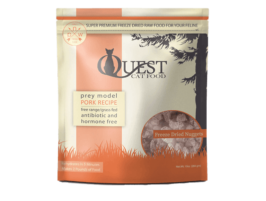 Steve's Quest Freeze Dried Raw Pork Cat Food 10oz