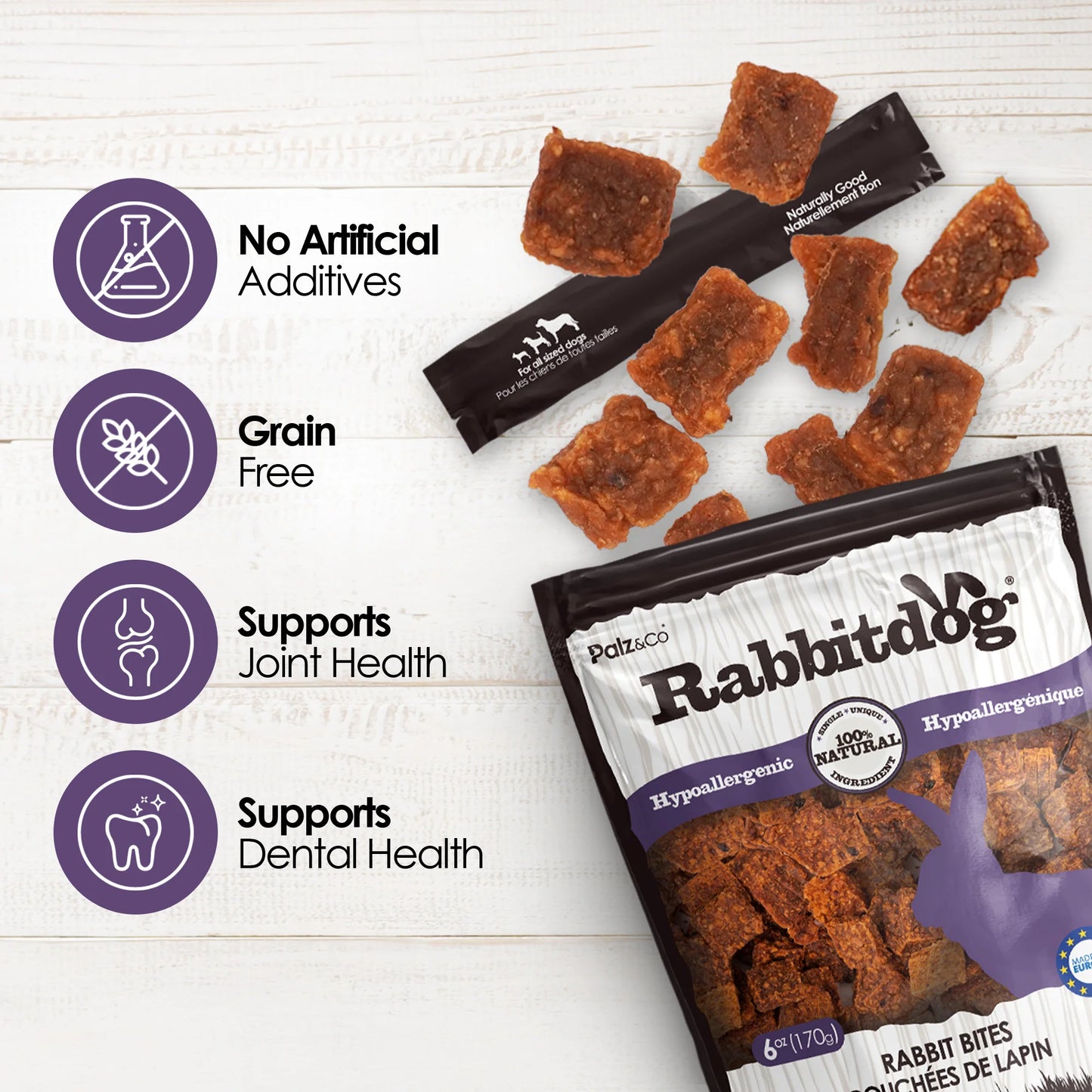 Palz & Co RabbitDog Rabbit Bites 6oz