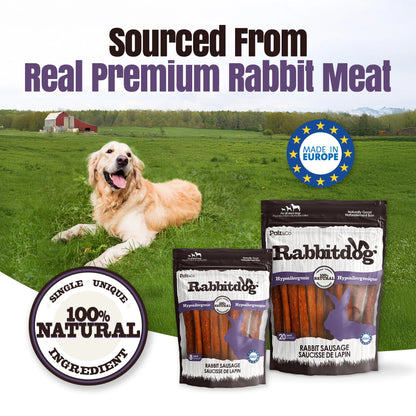 Palz & Co RabbitDog Rabbit Sausage 8 Pack