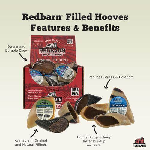 Redbarn Filled Hoove - Cheese n' Bacon