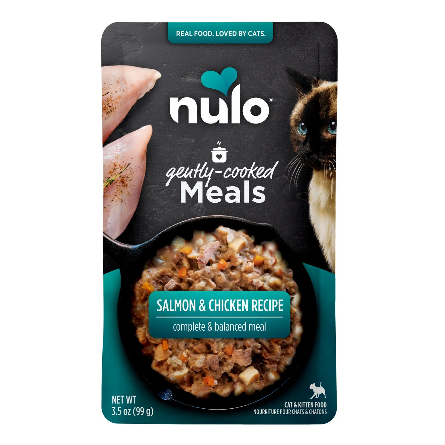 Nulo Gently Cooked Cat Meals Salmon & Chicken Recipe
