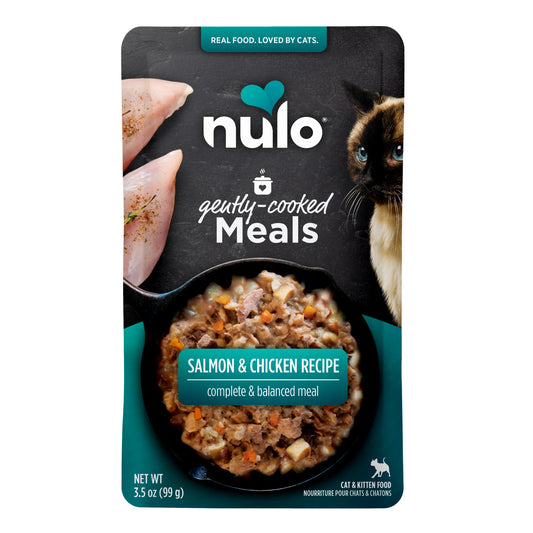 Nulo Gently Cooked Cat Meals Salmon & Chicken Recipe
