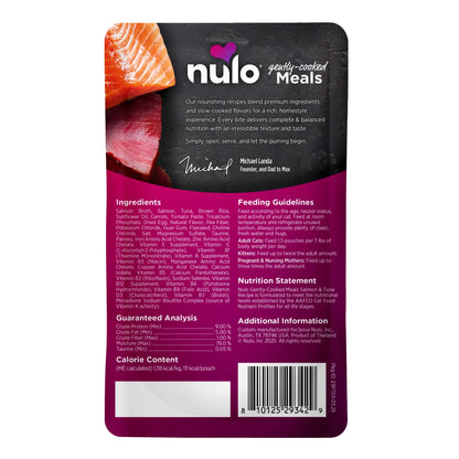 Nulo Gently Cooked Cat Meals Salmon & Tuna Recipe
