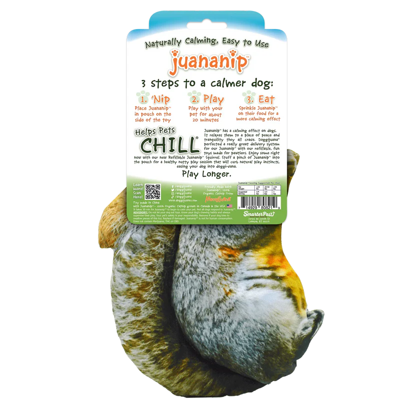 Doggijuana Squirrel Toy