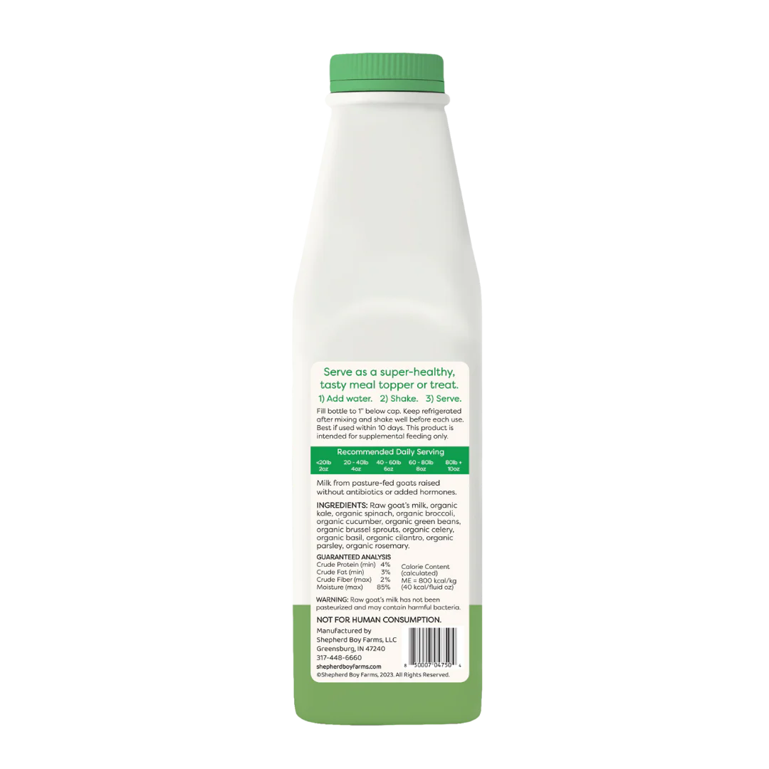 SBF Goats Milk Super Greens Blend