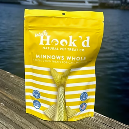 Totally Hook'd Whole Minnow Treats - 2oz or 4oz
