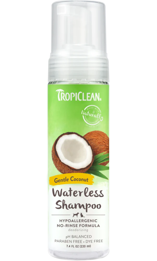TropiClean Waterless Shampoo Coconut 7.4oz