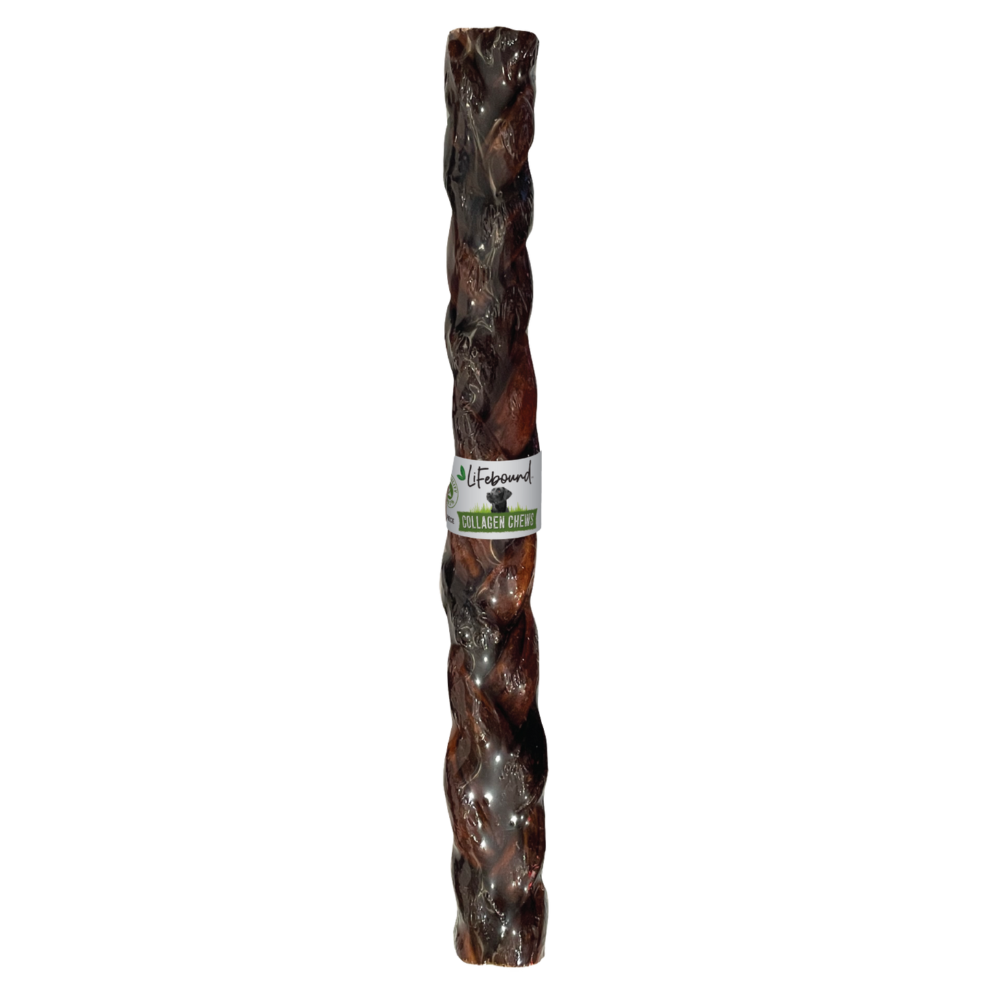 Lennox Lifebound Beef Braided Collagen Stick 12"