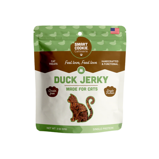 Smart Cookie Duck Jerky Cat Treats 2oz