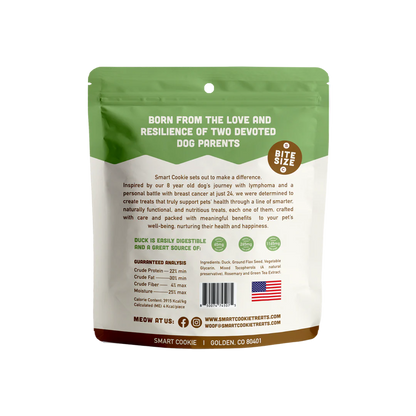 Smart Cookie Duck Jerky Cat Treats 2oz