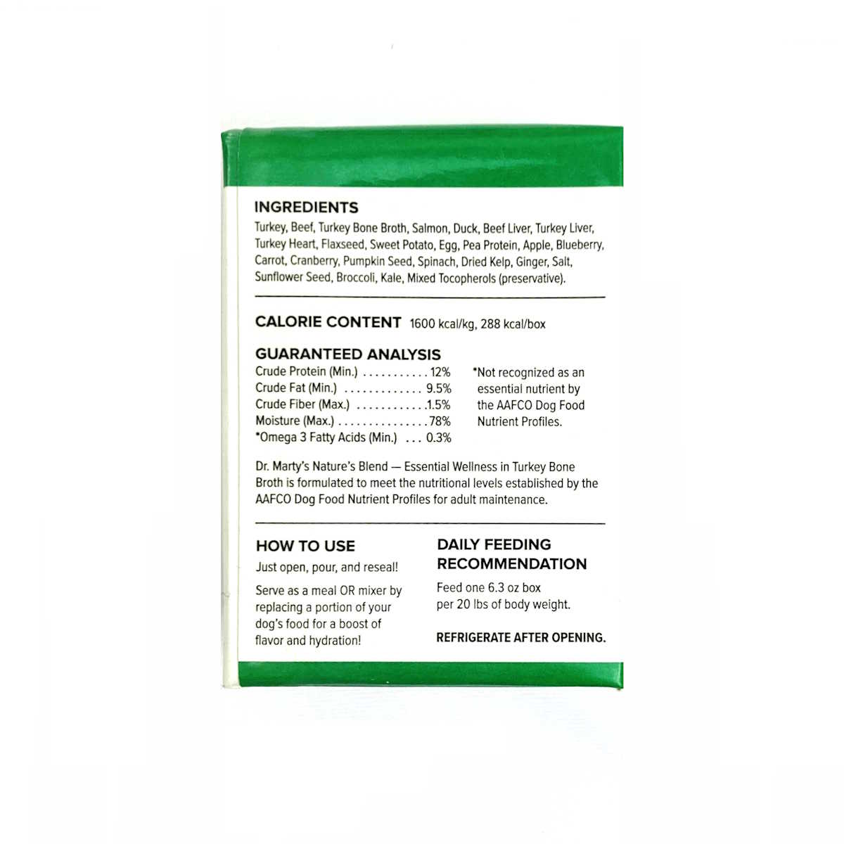 Dr. Marty's Essential Wellness Turkey Bone Broth 6.3oz