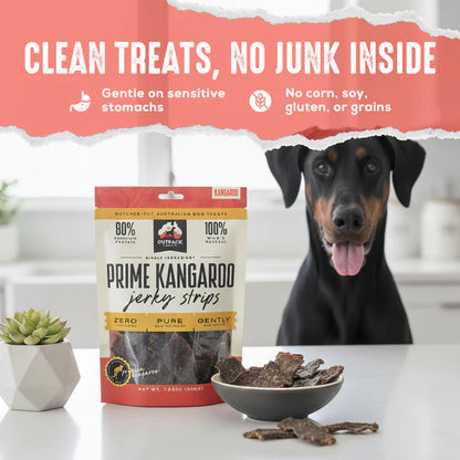 Outback Bones Prime Kangaroo Jerky Strips