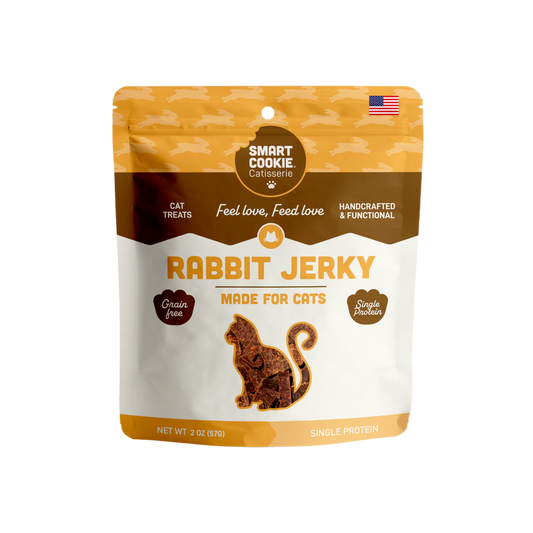 Smart Cookie Rabbit Jerky Cat Treats 2oz