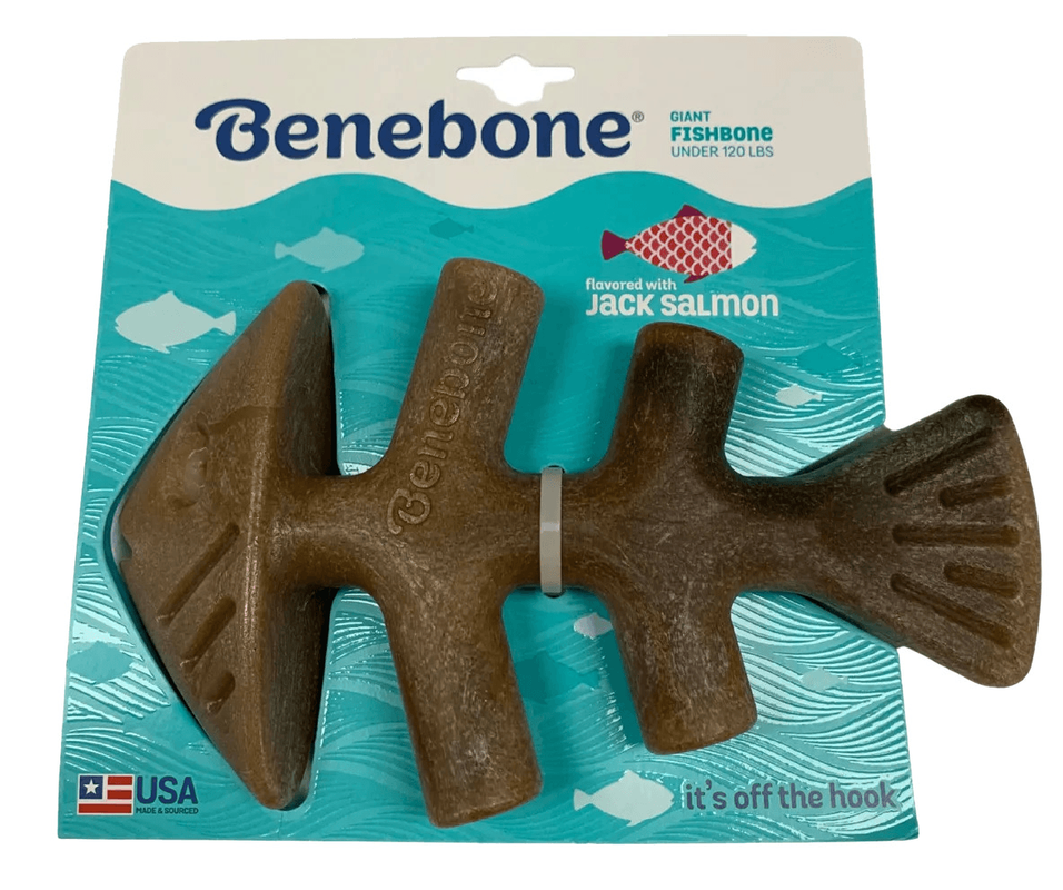 Benebone Fishbone Chew Toy