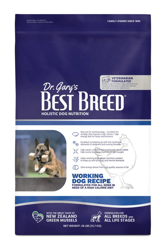 Dr. Garys Best Breed Working Dog Recipe Dukes Delites