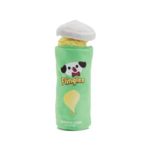 Green container of Pringles chips with a white cap.
