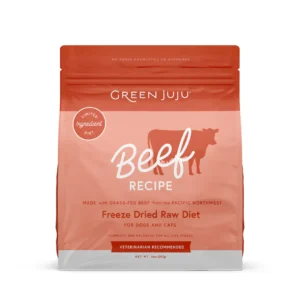Green Juju Beef Recipe - Freeze Dried Raw Diet 14 OZ. Bag
