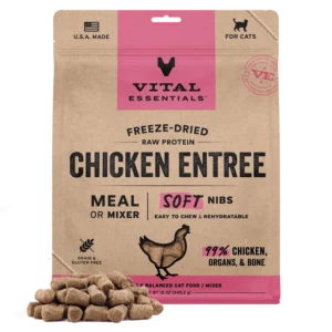 Vital Essentials Chicken Cat Entree Soft Nibs 12oz